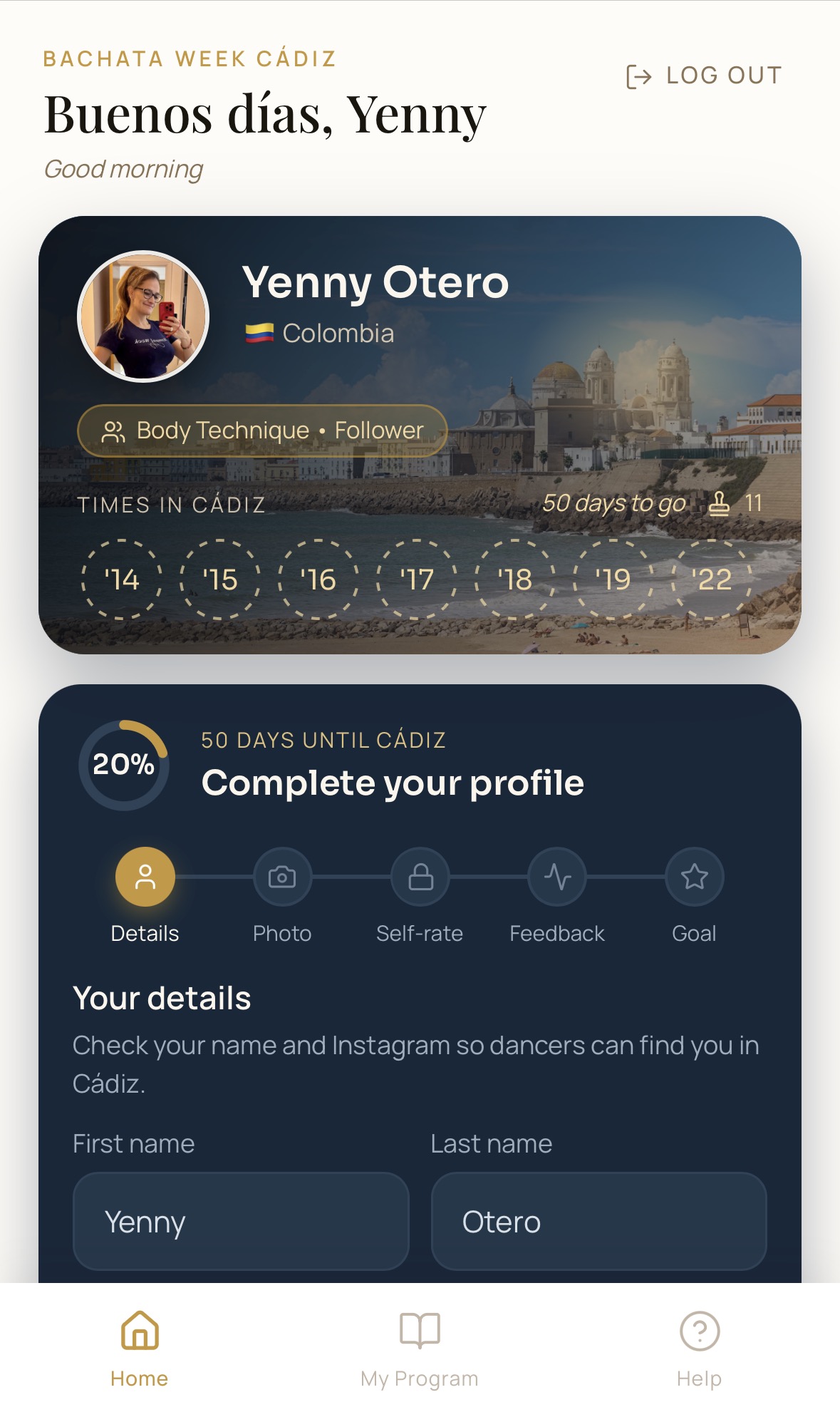 Bachata Connect app preview